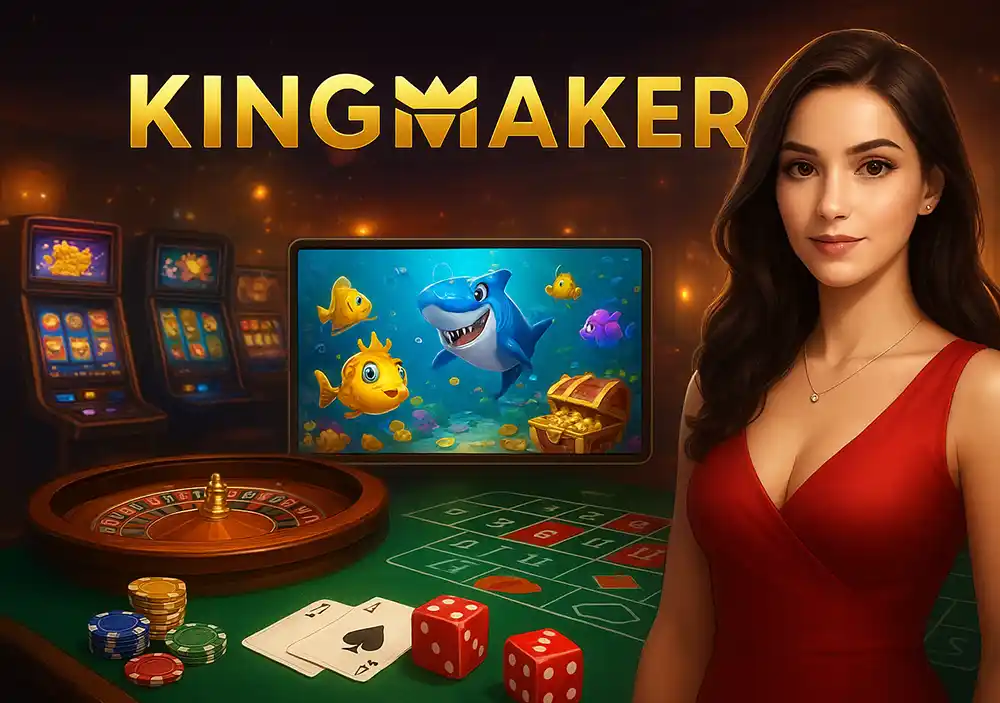 Kingmaker คาสิโน สล็อต เกมยิงปลา รูเล็ต ไฮโล บาคาร่า